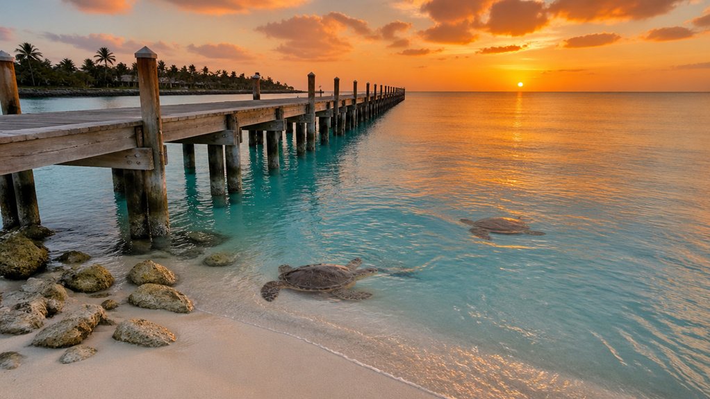 arrive early for sunset