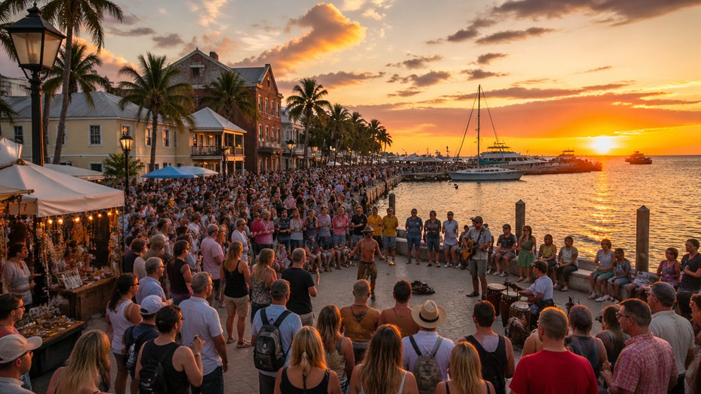 key west waterfront sunset festival
