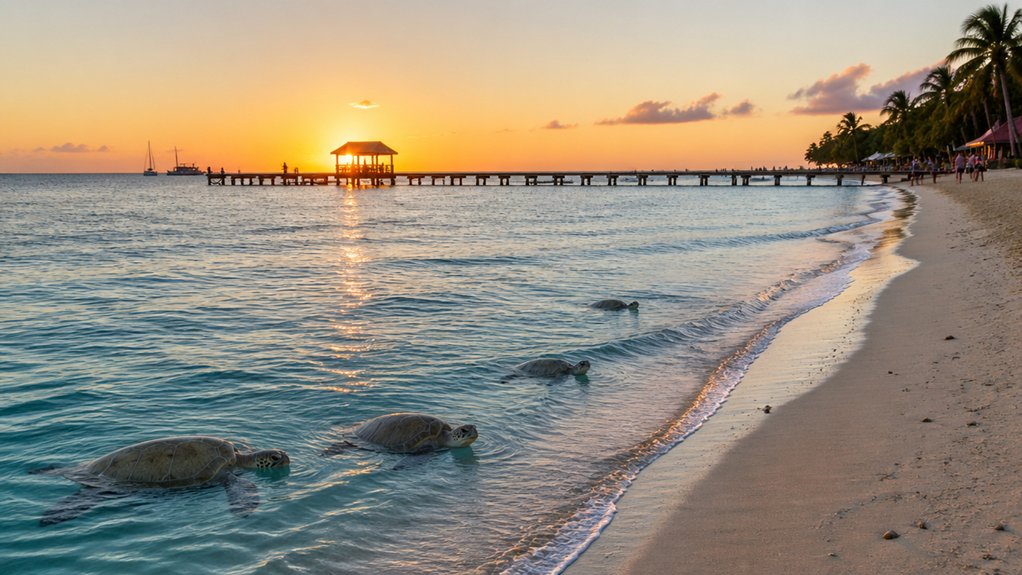 Higgs Beach Guide: Pier, Turtles, and Sunset