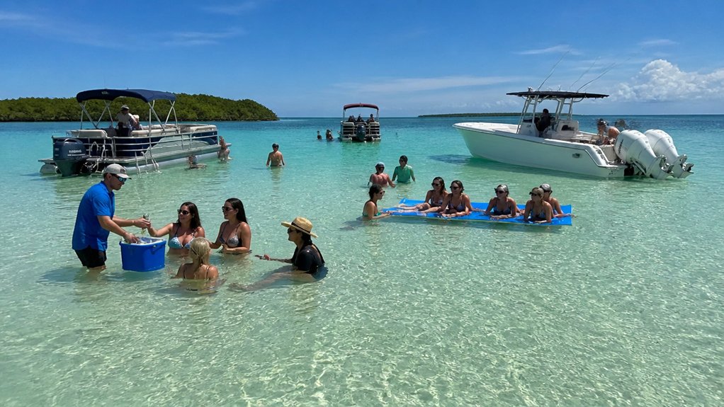 group vs private sandbar