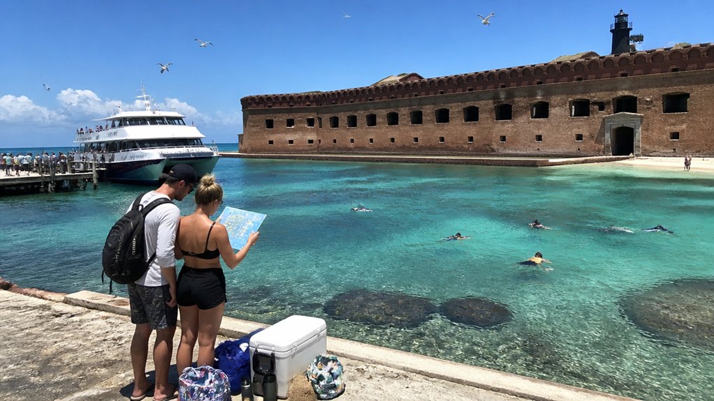 historic fort and snorkeling