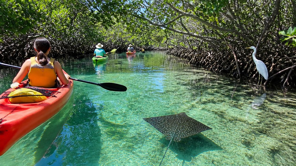 kayak routes around key west