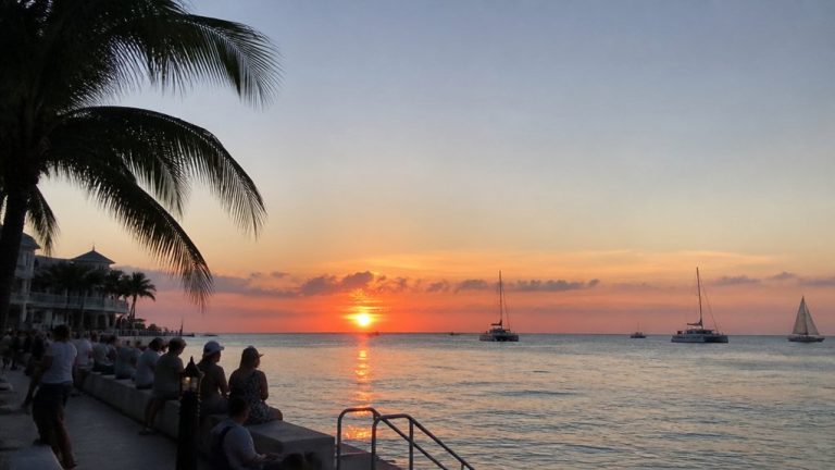 key west sunset viewing times
