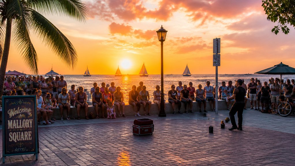 key west waterfront sunset spectacle