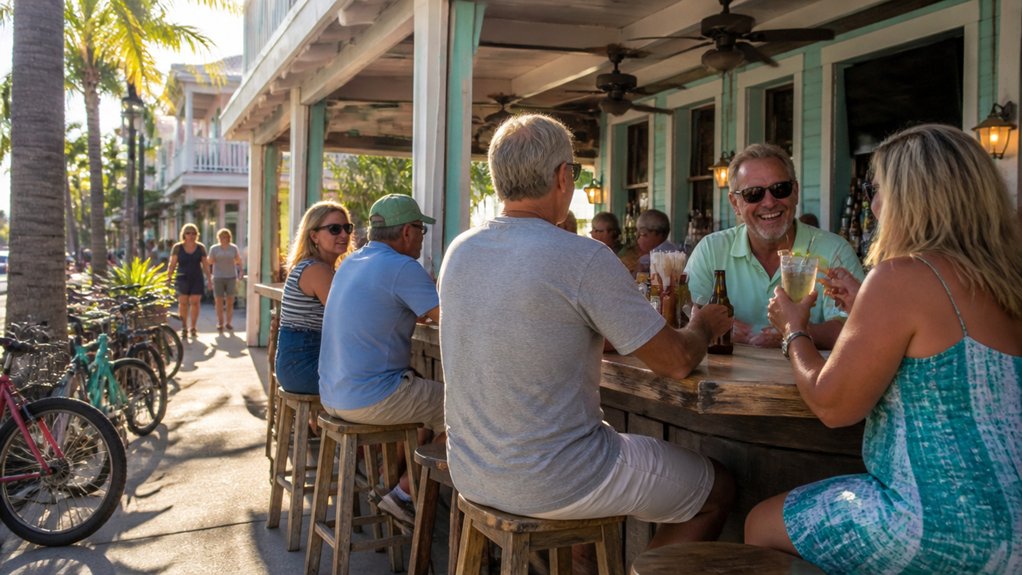 laid back duval street bars