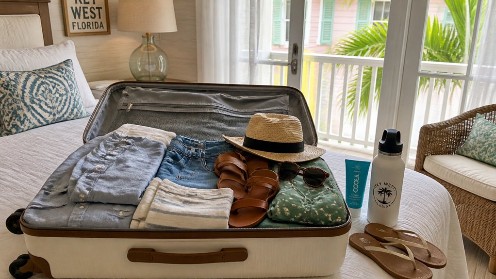 light breathable tropical packing