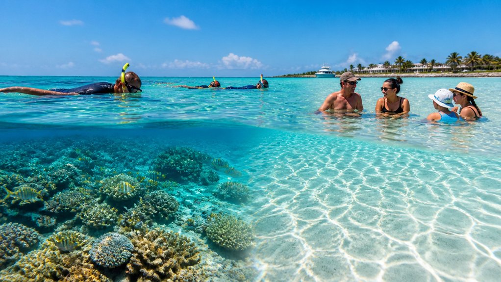 reef versus sandbar snorkeling differences