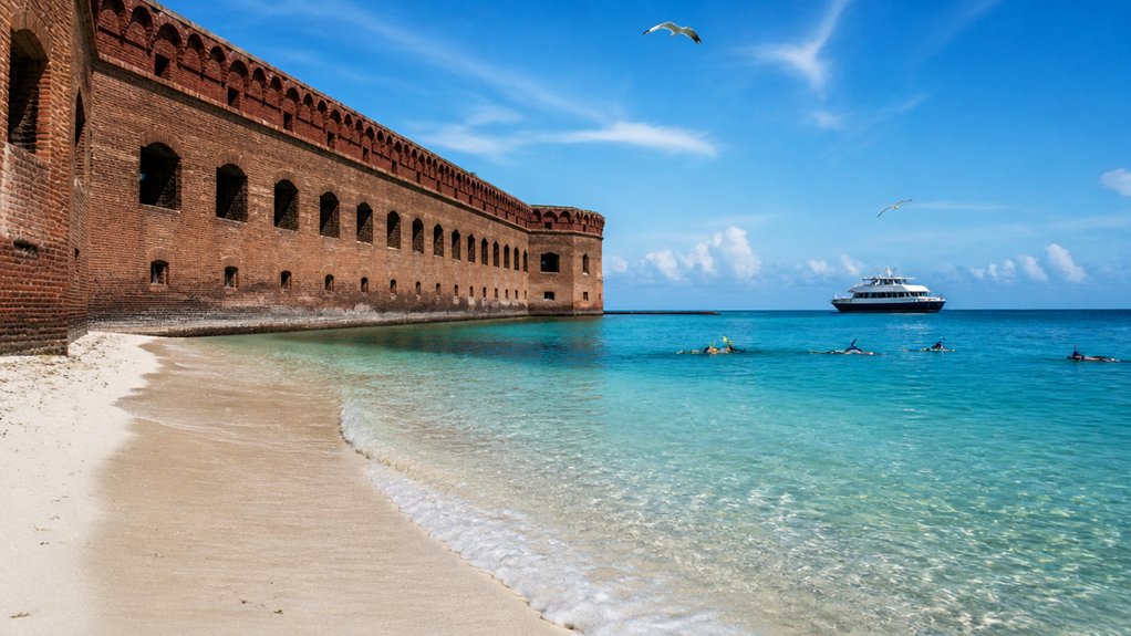 remote historic island fortresses