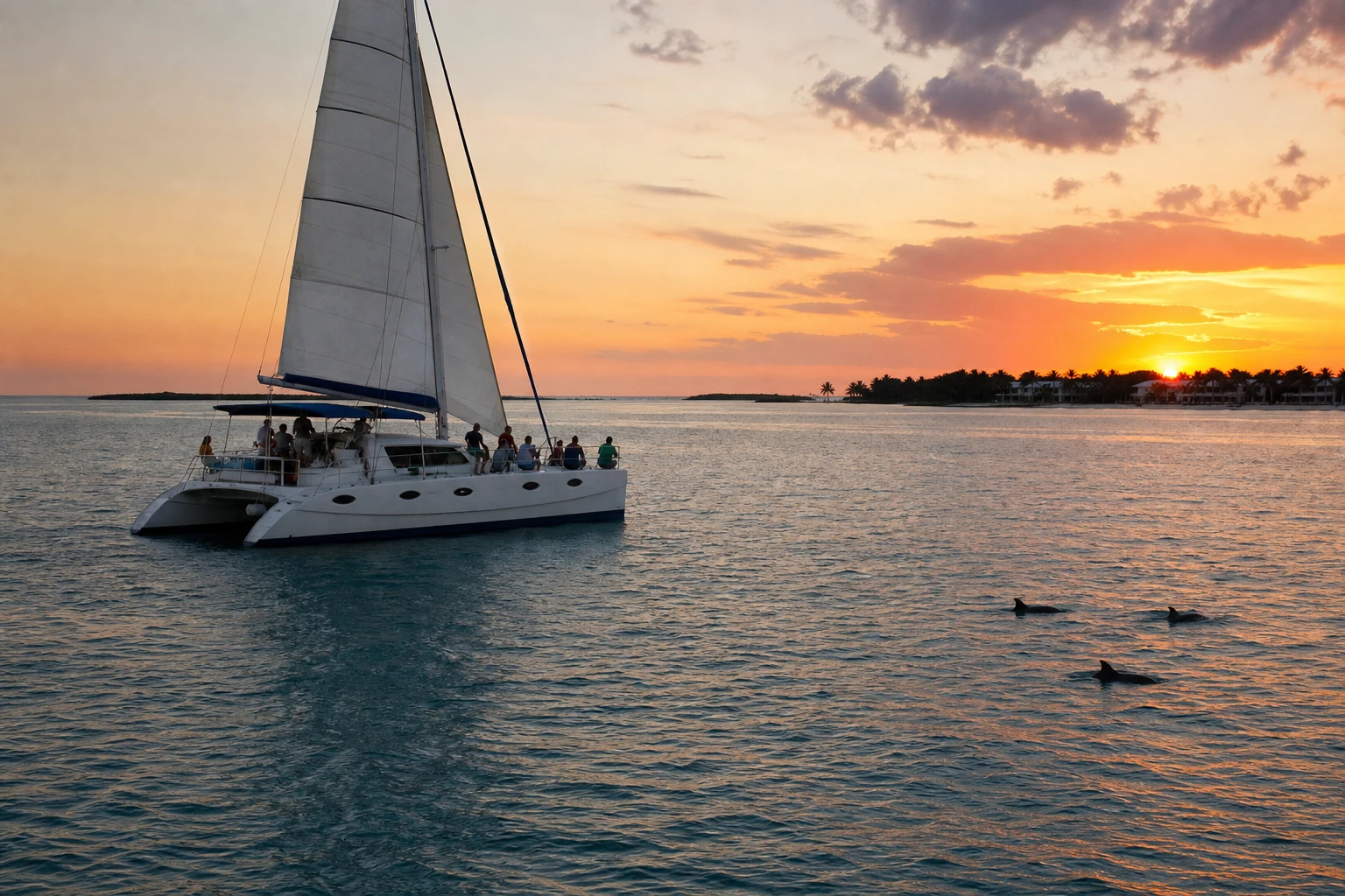Key West Sunset Cruise With Dolphin Watching