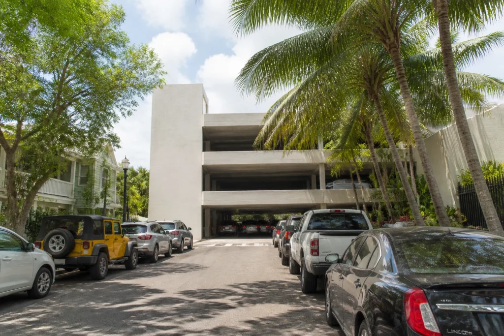 Parking garage approach in Key West